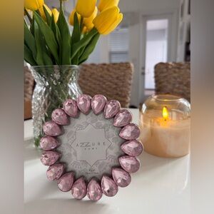 Azzure home Pink embellished 4x4 picture frame